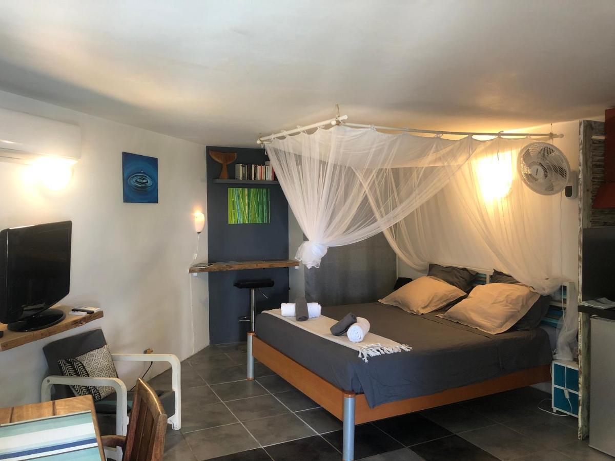 Апартаменти Studio Independant Dans Propriete Avec Piscine Et Wifi Сен-Жиль-ле-Бен Екстер'єр фото